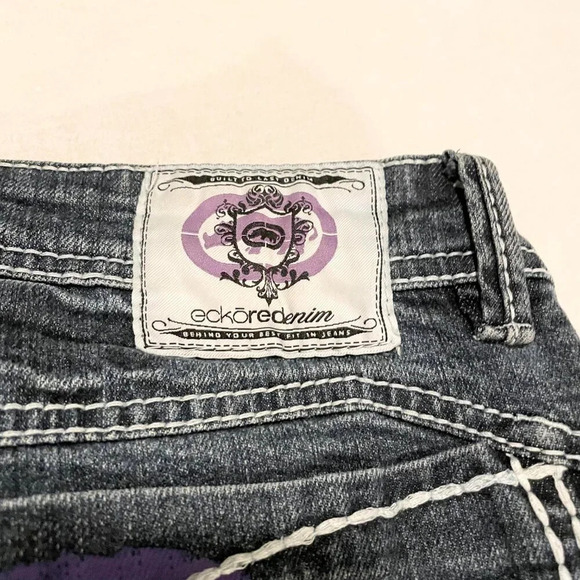 Ecko Red Denim Jeans Womens Size 7/8 Pants - Picture 12 of 14